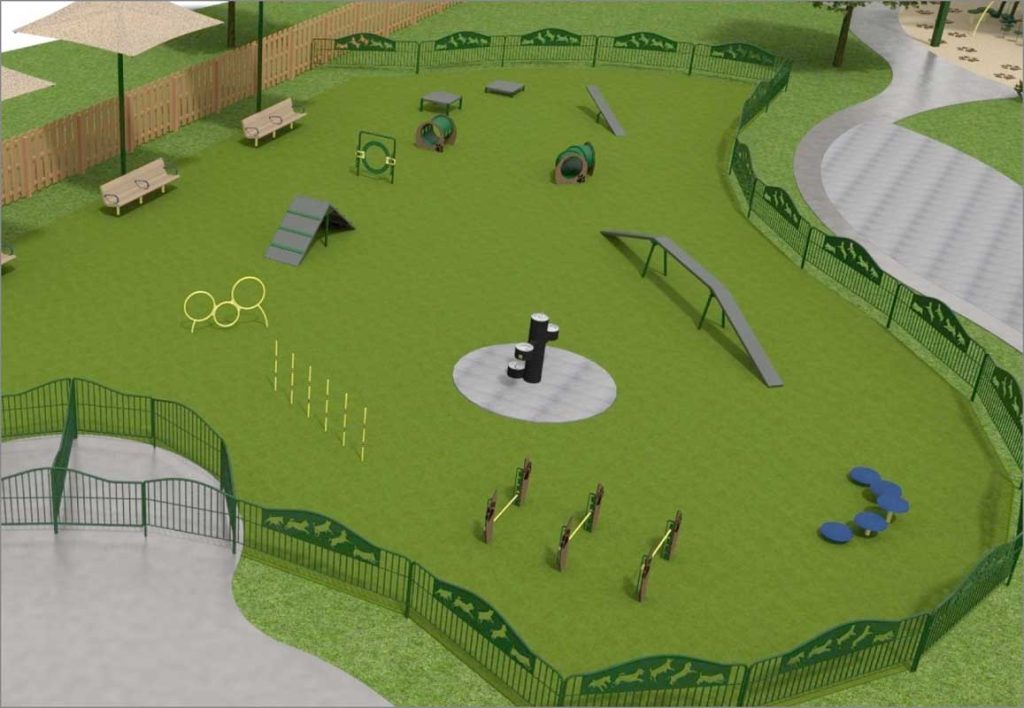 Designul unui parc pentru câini