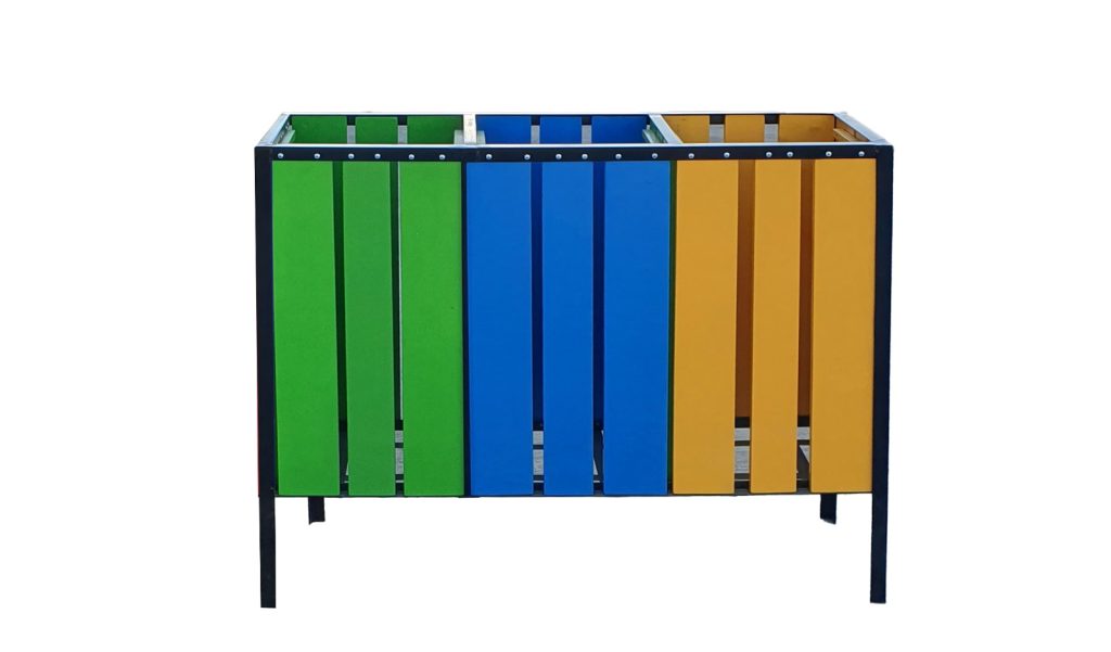 Coș de gunoi colorat, imaginea 1