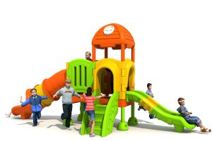 Complex de Joacă Căsuța Culorilor, echipament pentru locuri de joacă de exterior