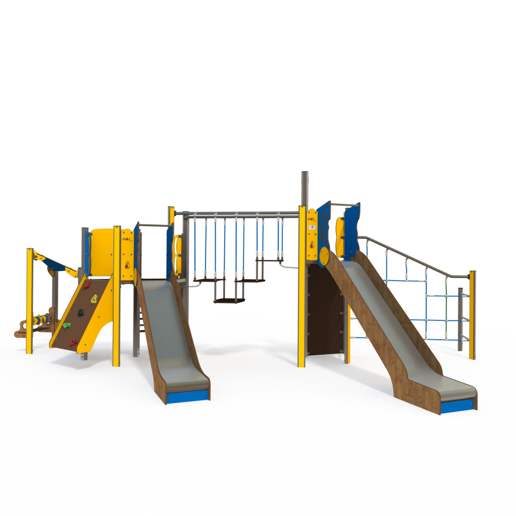 Complex de joacă Extra cu traseu de cățărare